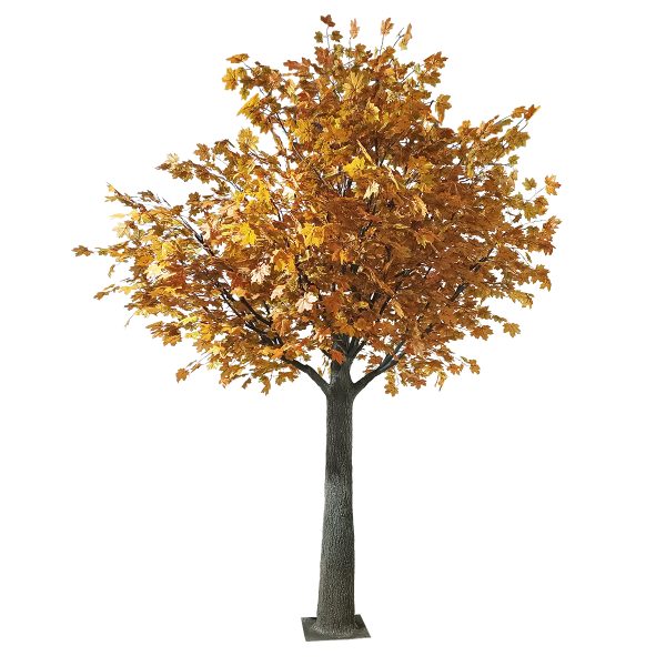 GloboStar® Artificial Garden ACER RUBRUM SYCAMORE TREE 20437 Τεχνητό Διακοσμητικό Δέντρο Κόκκινος Σφένδαμος Υ400cm