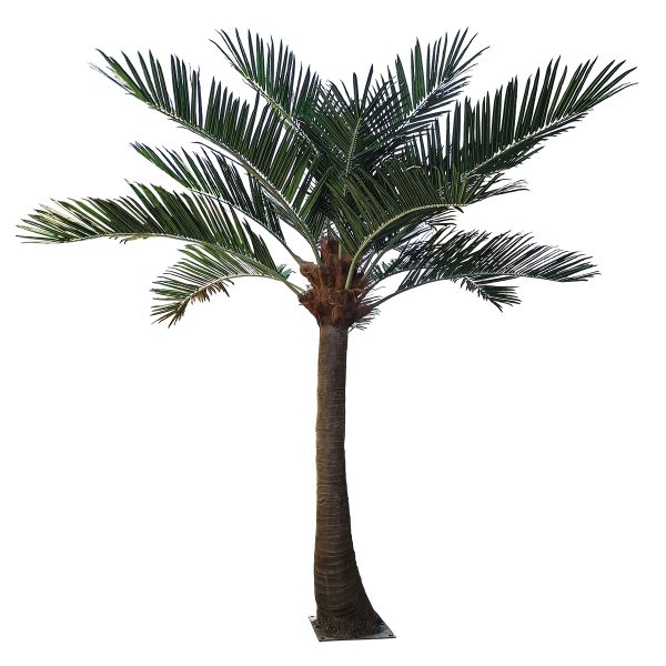 GloboStar® Artificial Garden COCONUT PALM TREE 20442 Τεχνητό Διακοσμητικό Φοινικόδεντρο Κοκοφοίνικας Εξωτερικού Χώρου IP68 UV Certified Protection Υ400cm