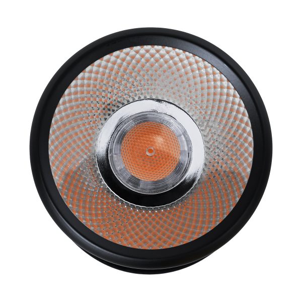 GloboStar® DETRONIC 60505 Επιφανειακό Κινούμενο Spot Downlight LED 10W 1250lm 24° AC 220-240V IP20 Φ9cm x Υ16cm - Στρόγγυλο - Μαύρο - Θερμό Λευκό 2700K - Bridgelux COB - TÜV Certified Driver - 5 Years Warranty