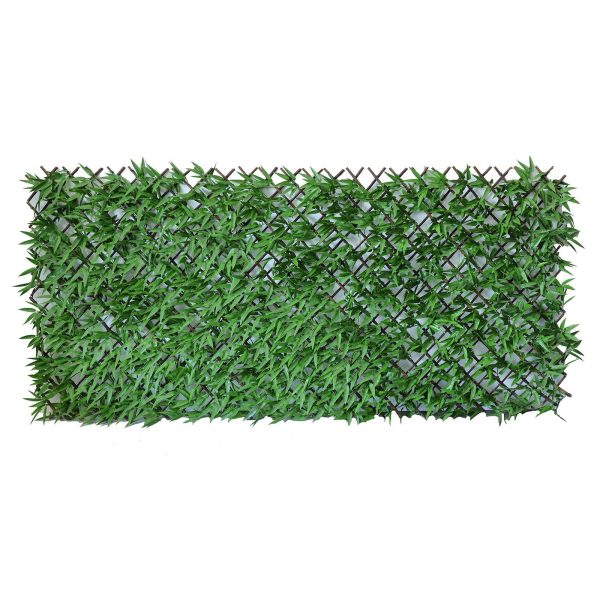 8191-7 Supergreens Τεχνητή Φυλλωσιά Πτυσσόμενη Μπαμπού "Folium" Πράσινη 100x200 εκ.
